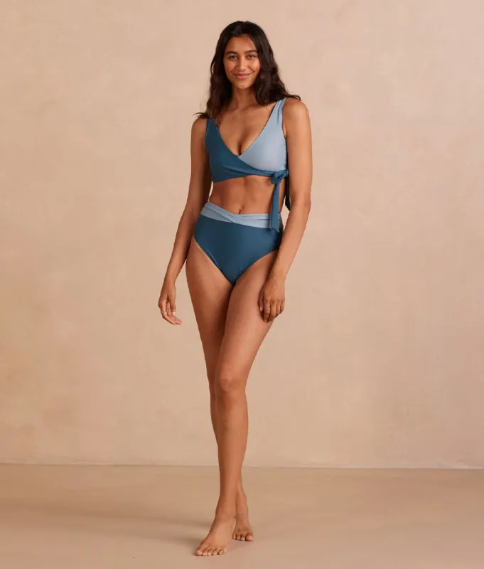 The Perfect Wrap Bikini Top - Bay & Seaspray sold by Summersalt