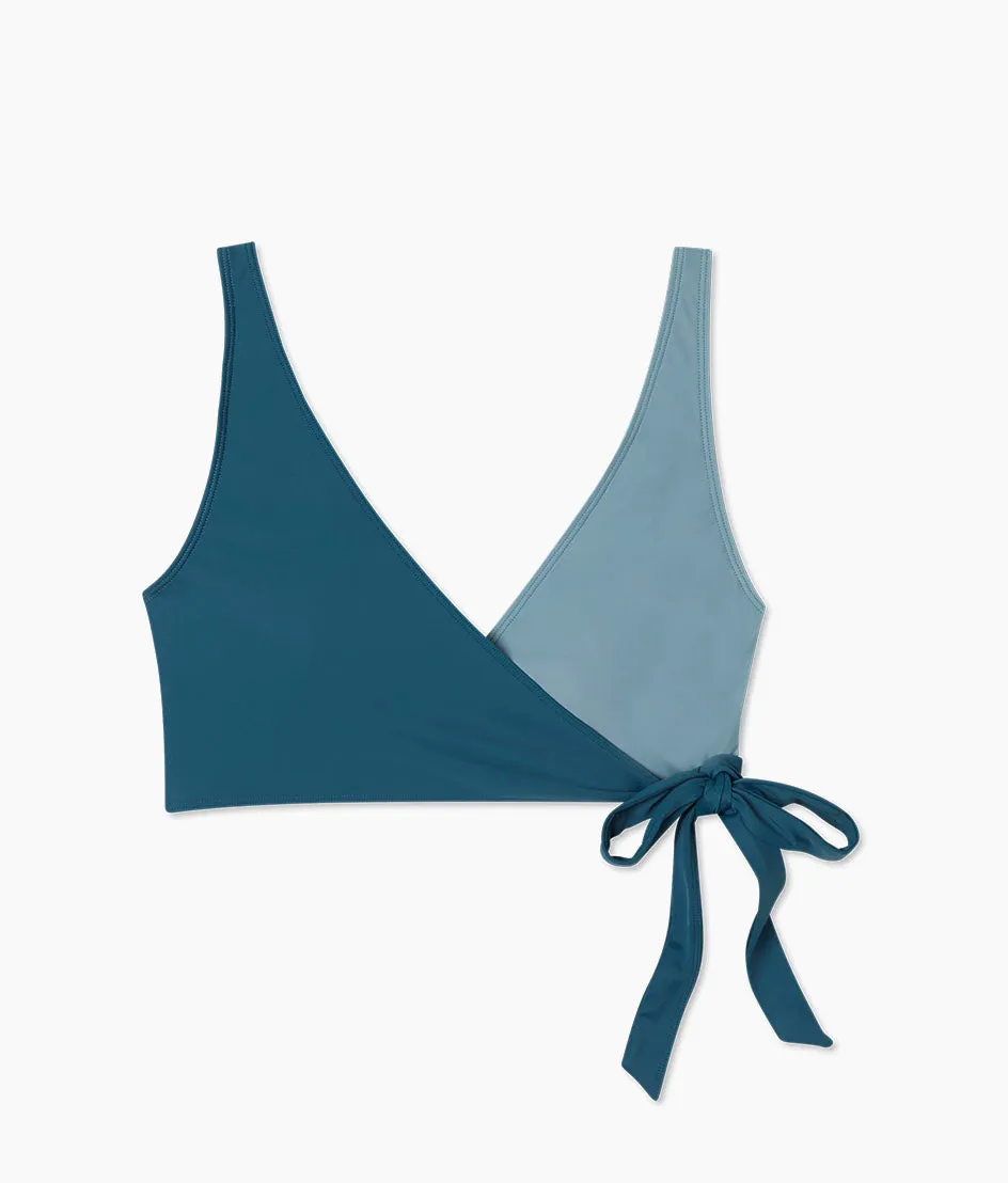 The Perfect Wrap Bikini Top - Bay & Seaspray sold by Summersalt product image thumbnail 5