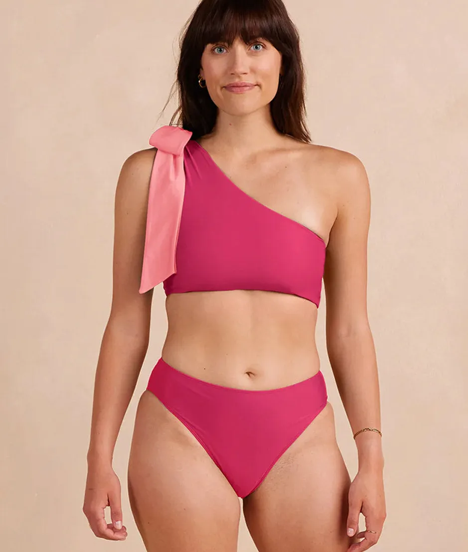 The Classic Mid-Rise Bikini Bottom - Spritz sold by Summersalt