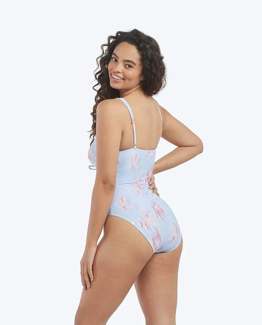 The Cinched One-Piece - Summer Breeze Floral sold by Summersalt product image thumbnail 3