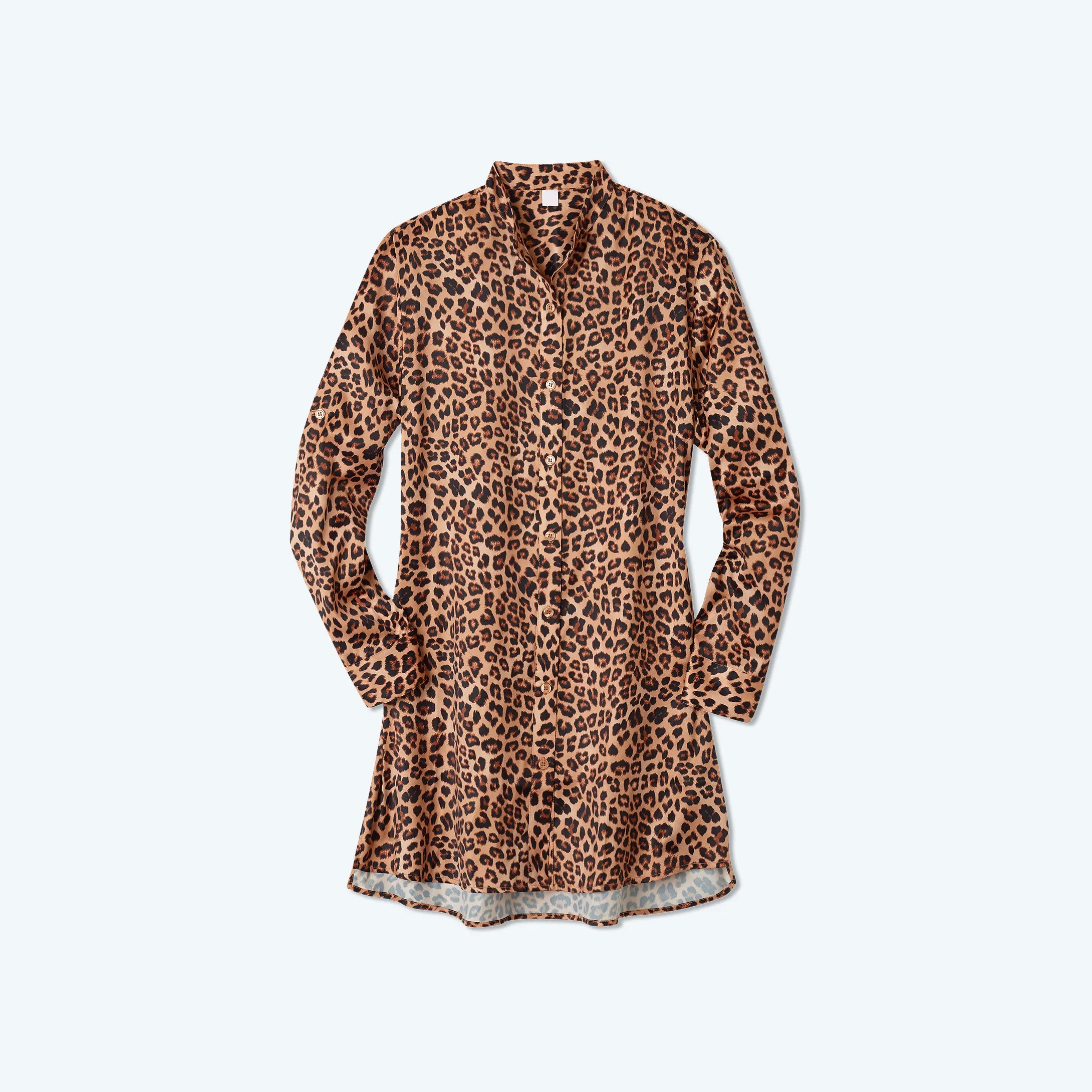 The Short Effortless Shirtdress Cover-Up - Leopard sold by Summersalt product image thumbnail 4