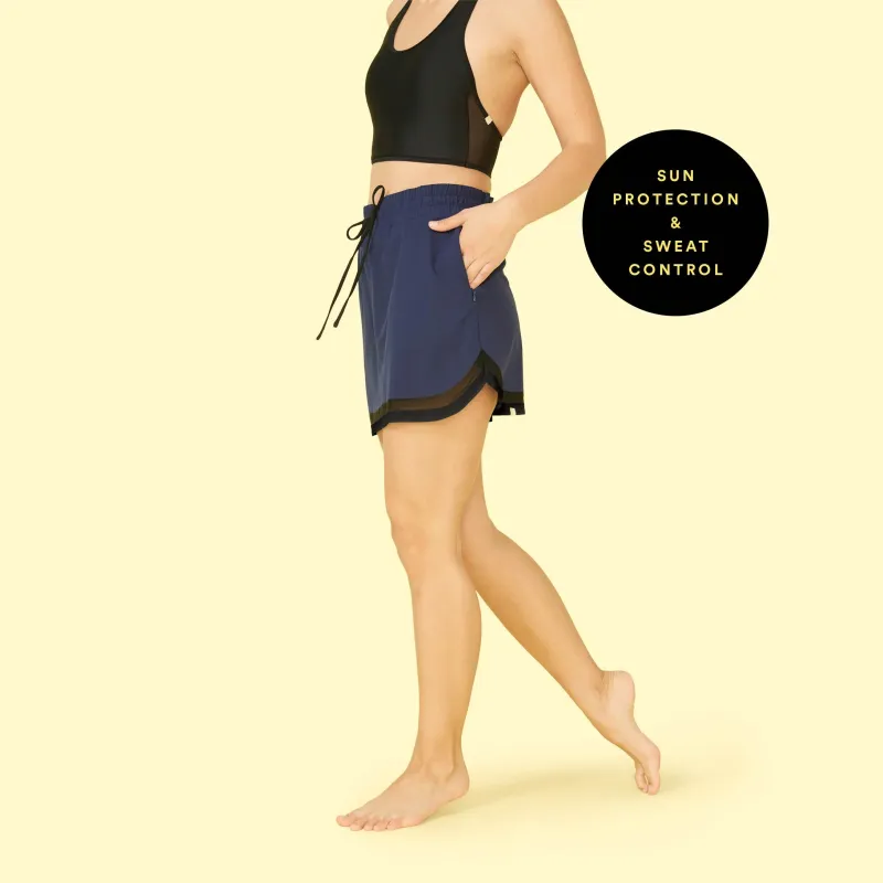 The Beyond the Lounge Chair Skirt - Atlantic & Sea Urchin made by Summersalt