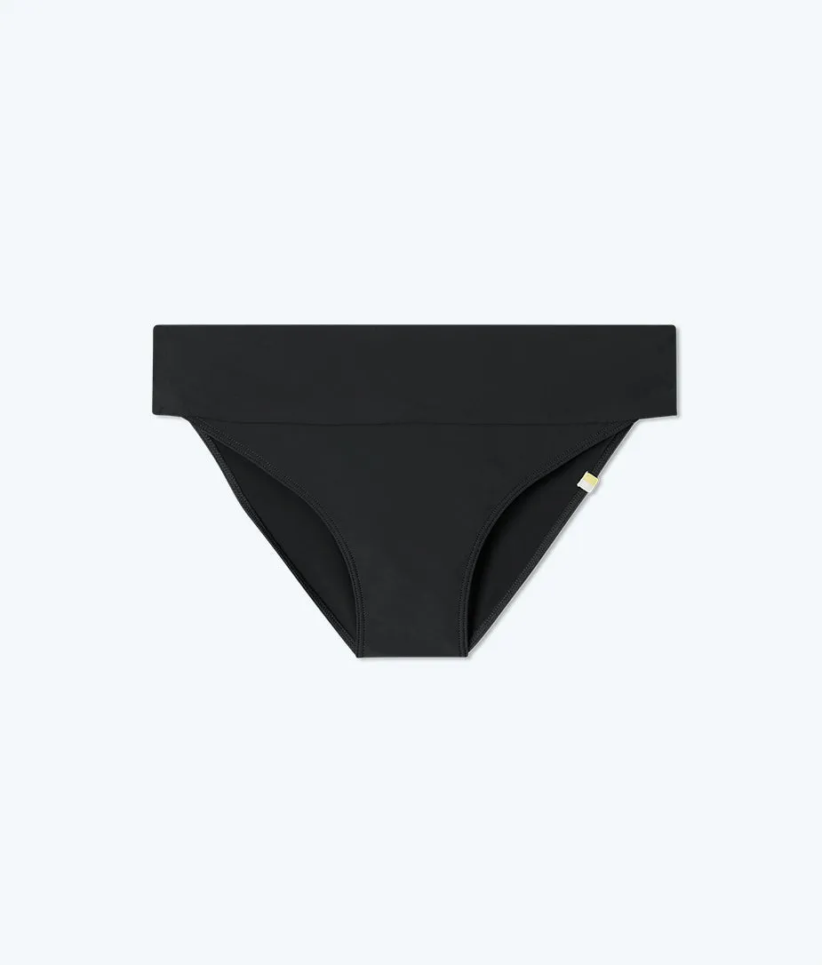 The Banded High Leg Mid Rise Bikini Bottom - Sea Urchin sold by Summersalt product image thumbnail 5