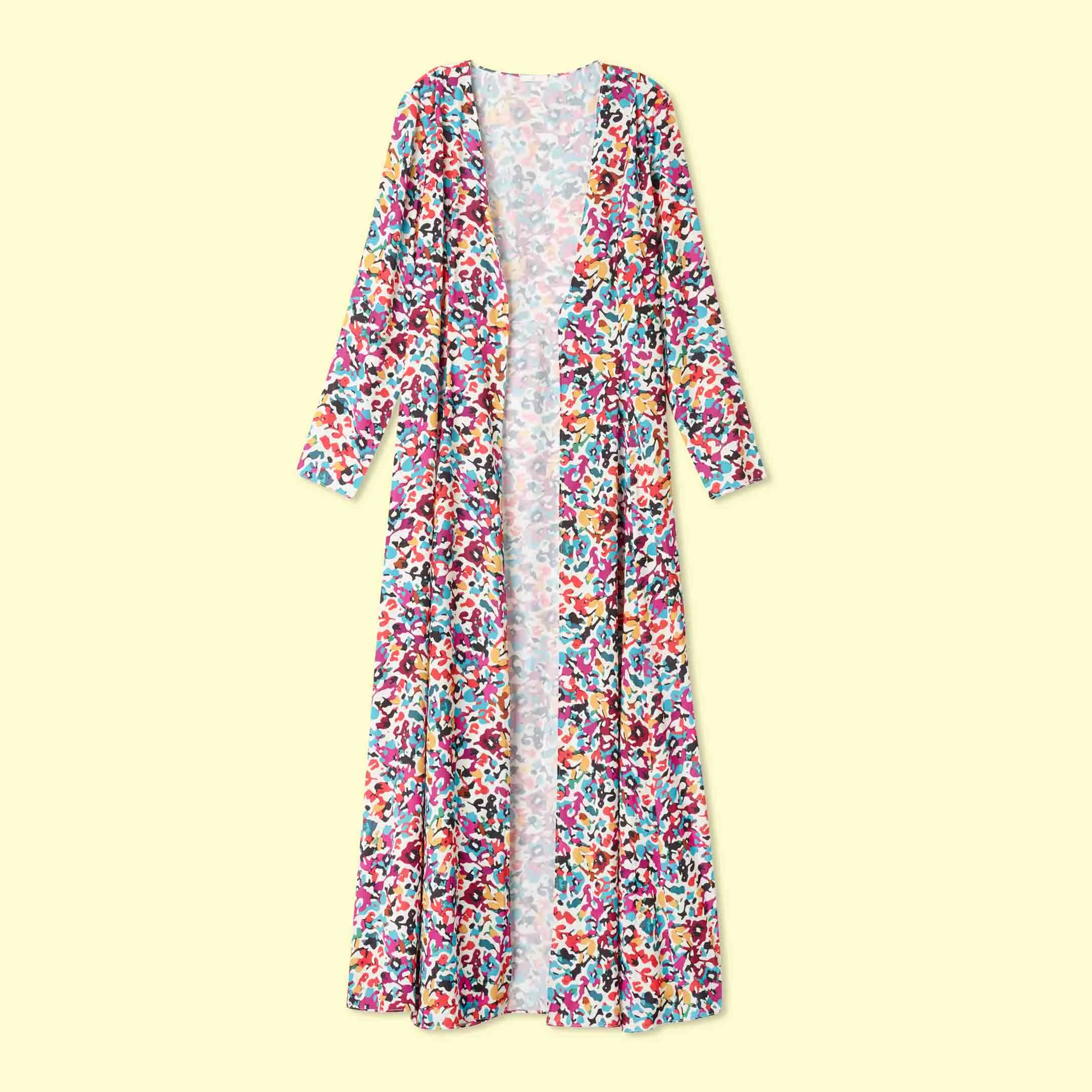 The Open Belted Beach Kaftan - Rainbow Reef sold by Summersalt product image thumbnail 2