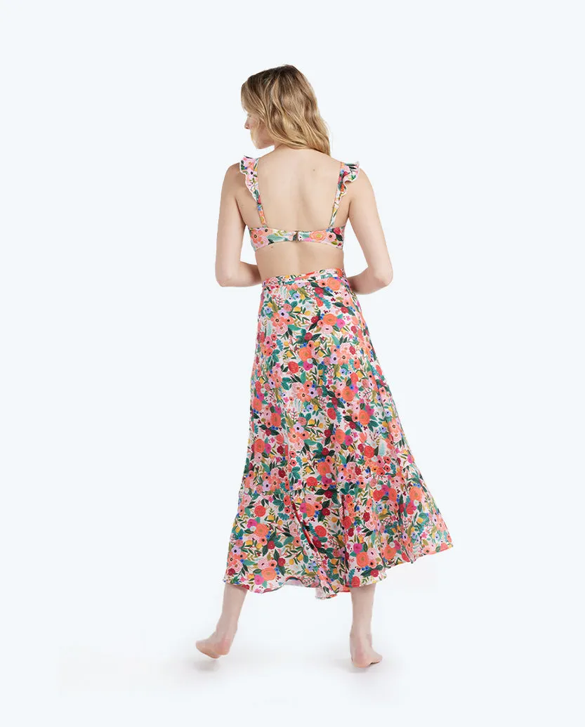 The Beach to Brunch Wrap Skirt - Garden Party sold by Summersalt product image thumbnail 4