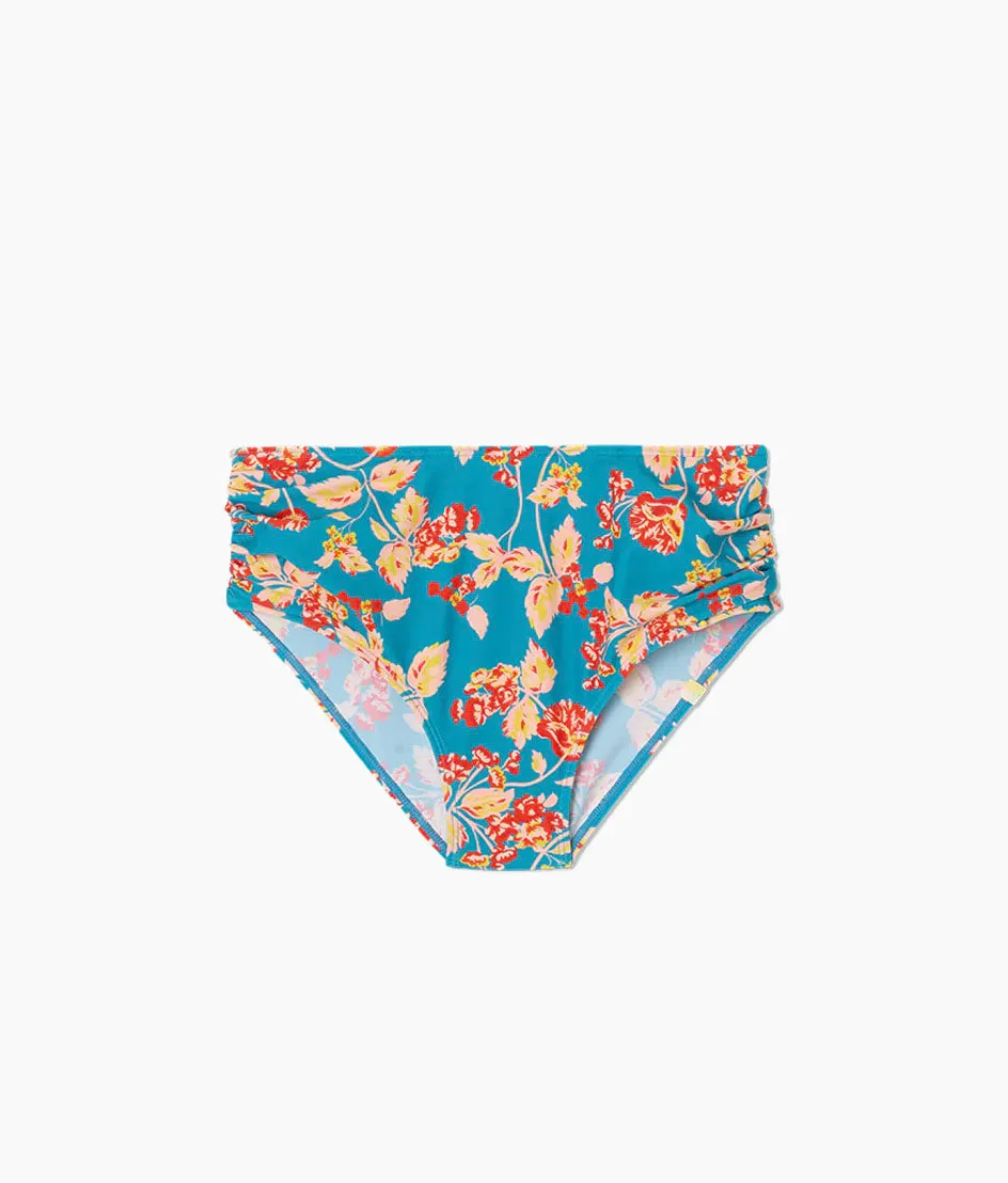 The Ruched High Leg High Rise Bottom - Terrace Floral sold by Summersalt product image thumbnail 4
