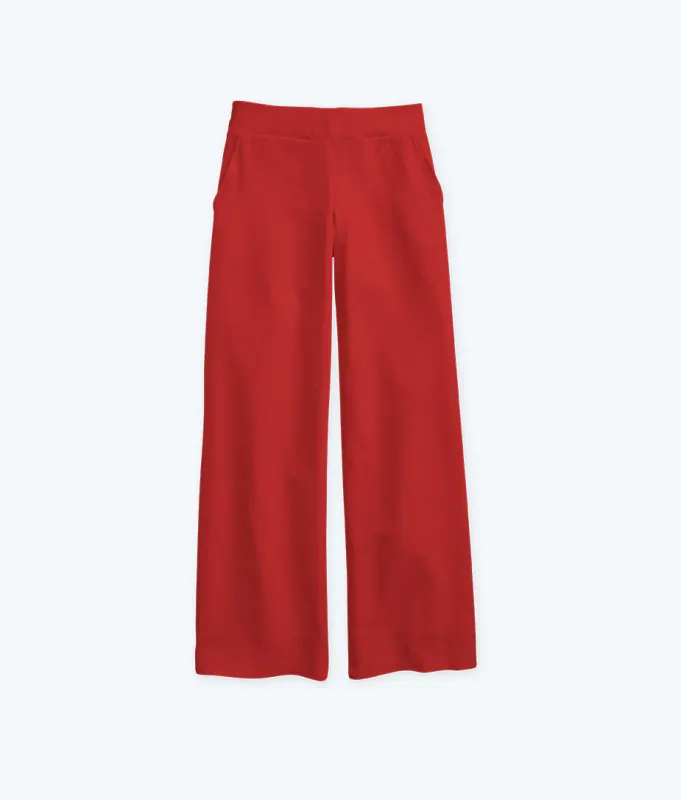 The Perfect Wide Leg Pant - Lava made by Summersalt