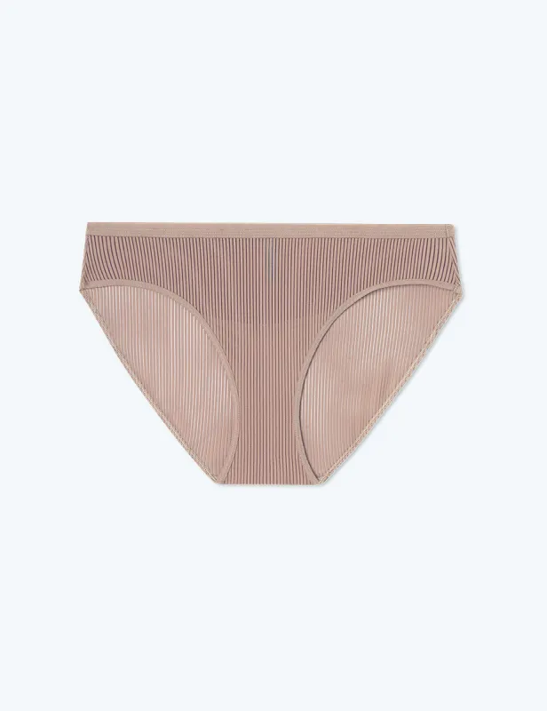 The Feel Free Bikini Underwear - Latte sold by Summersalt