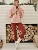 The Brushed High Rise Full Length Leggings - Pinot sold by Summersalt