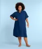 The Cloud Gauze Midi Dress Cover-Up - Deep Sea sold by Summersalt