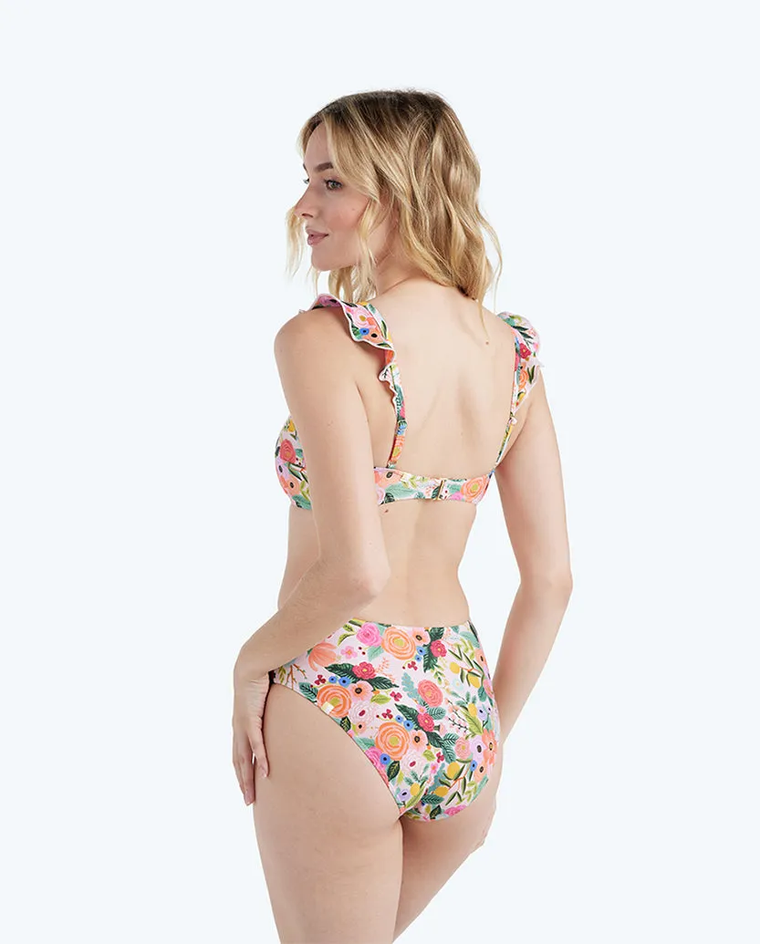 The Ruffle Oasis Bikini Top - Garden Party sold by Summersalt product image thumbnail 4