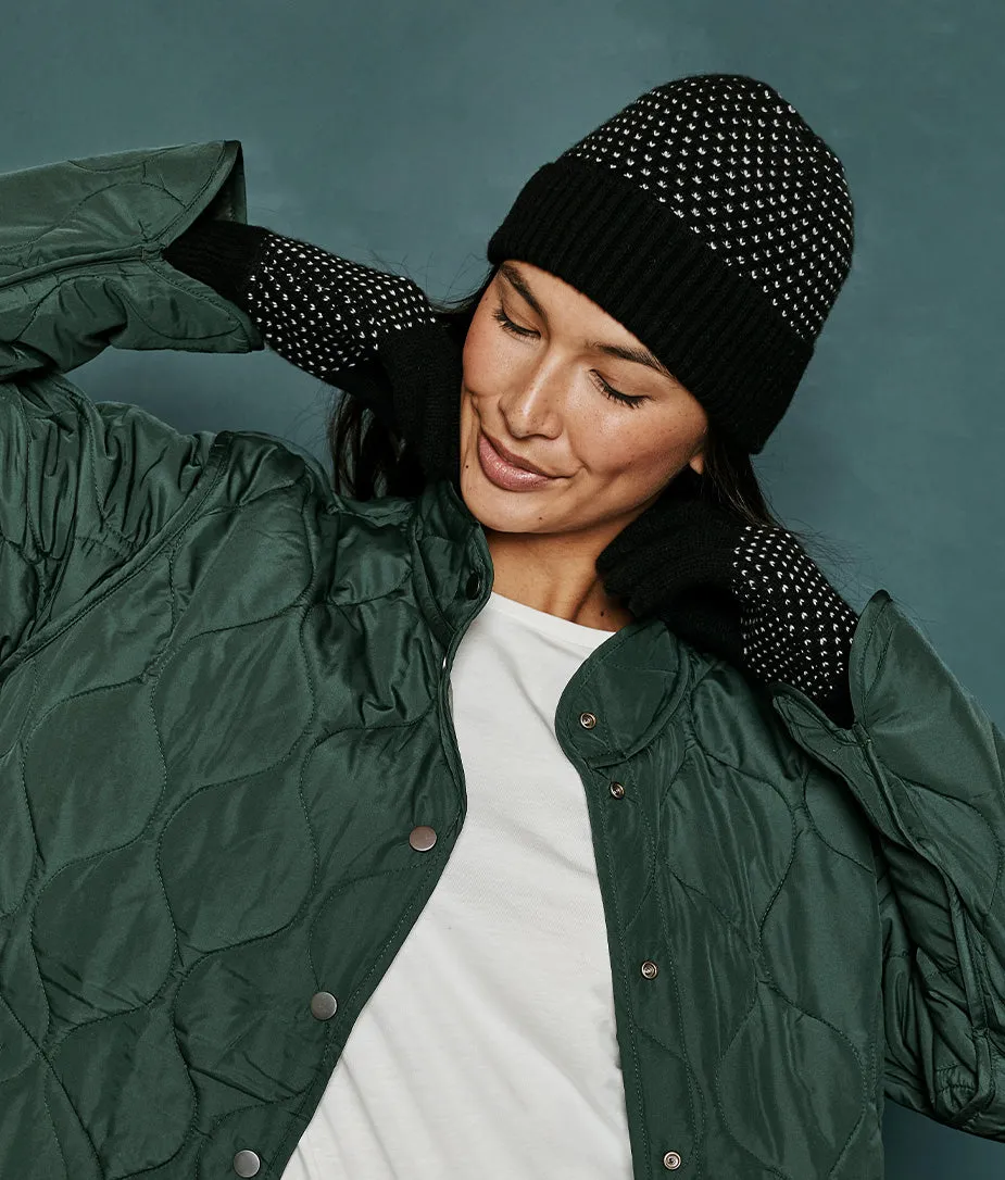 The Luxe Cashmere Blend Mix Stitch Hat - Main sold by Summersalt