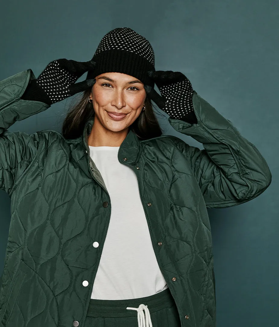 The Luxe Cashmere Blend Mix Stitch Hat - Main sold by Summersalt product image thumbnail 2