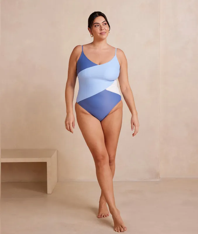 The Long Torso Marina - Sky & Blue Mountain sold by Summersalt