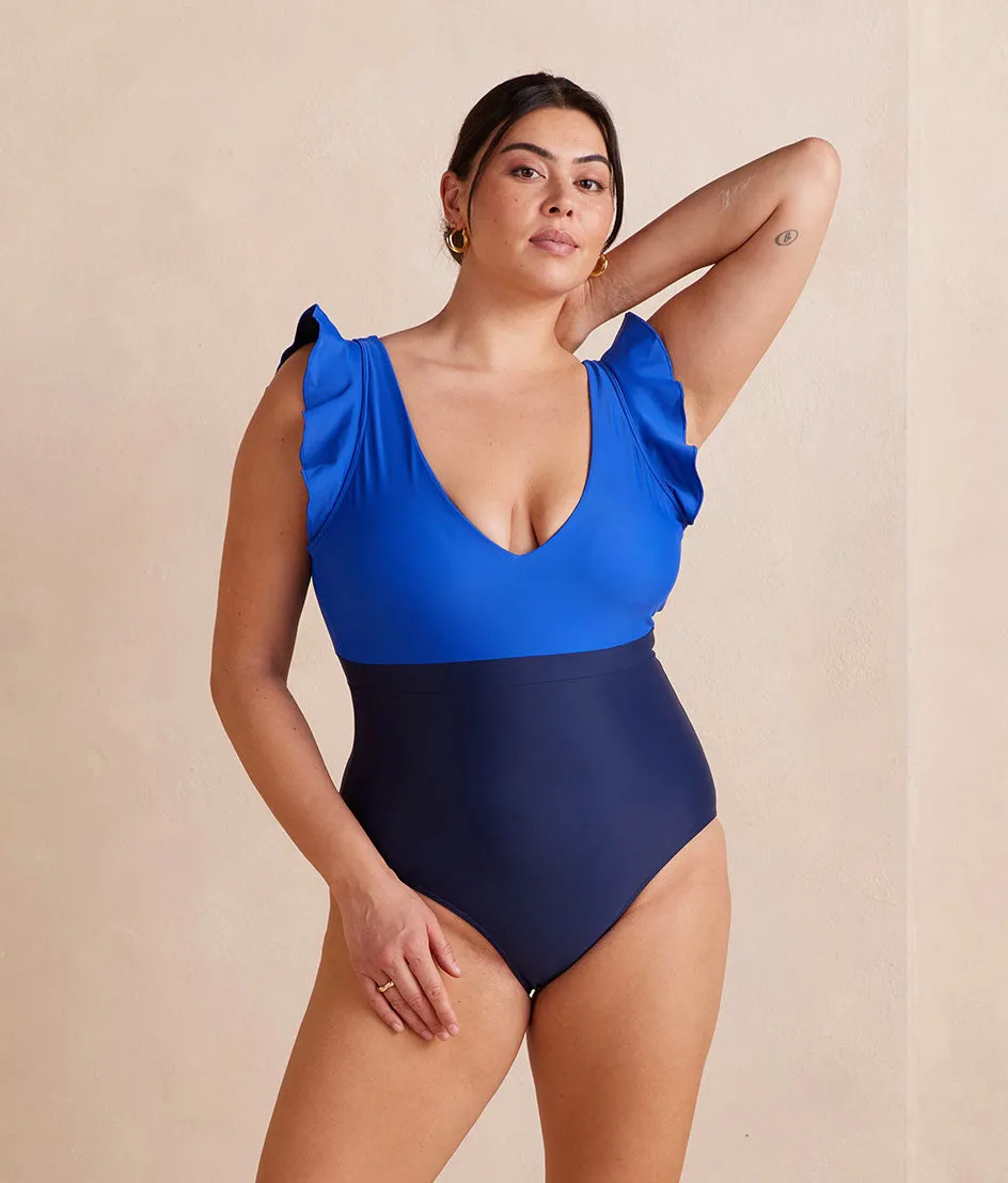 The Ruffle Backflip - Lapis & Deep Sea sold by Summersalt product image thumbnail 3