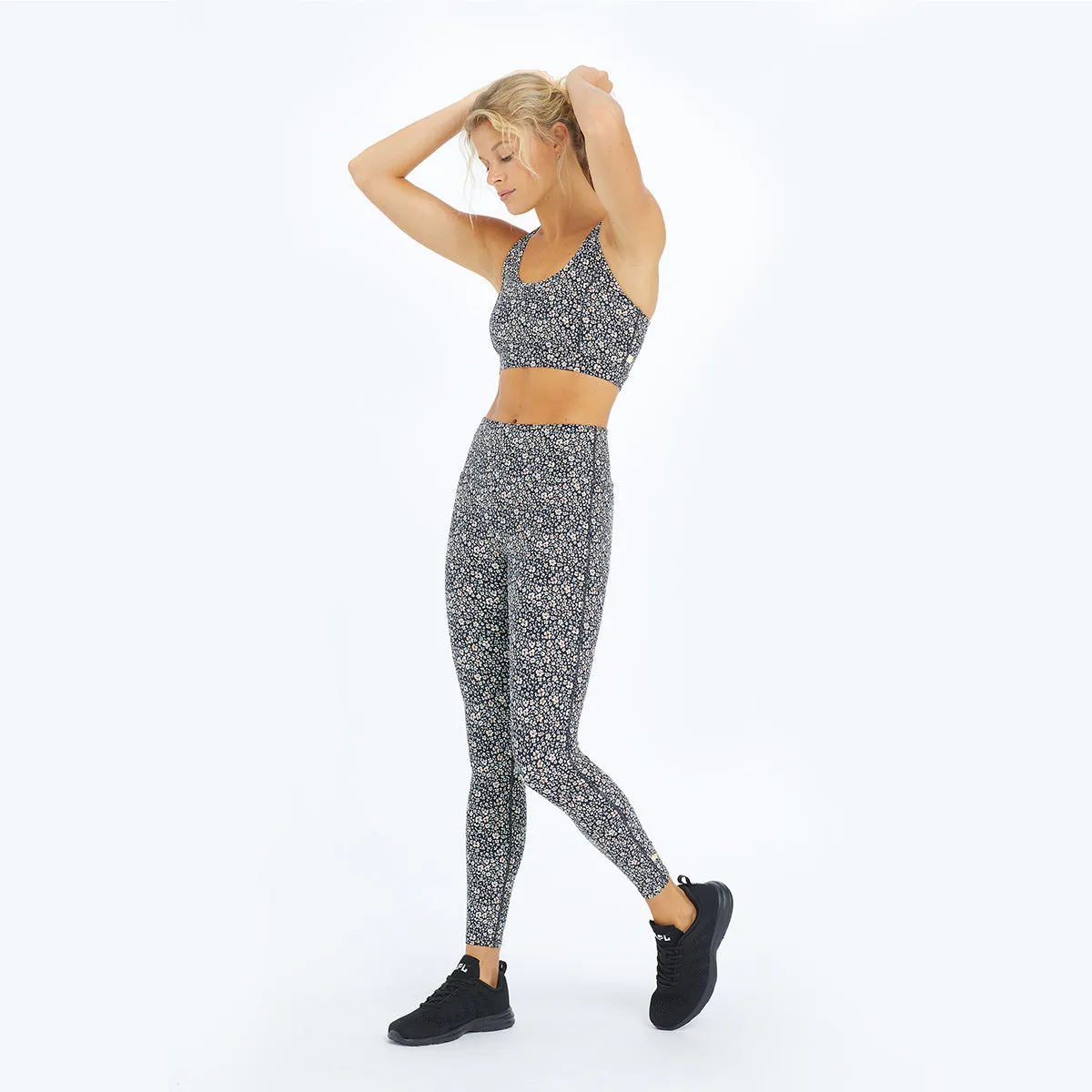 The Do-It-All High Rise 7/8 Leggings - In Bloom in Sea Urchin sold by Summersalt product image thumbnail 3