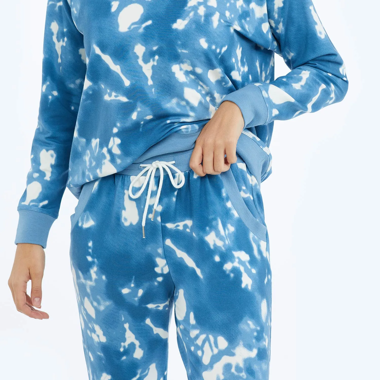 The Softest French Terry Jogger - Blue Horizon Tie Dye sold by Summersalt product image thumbnail 4
