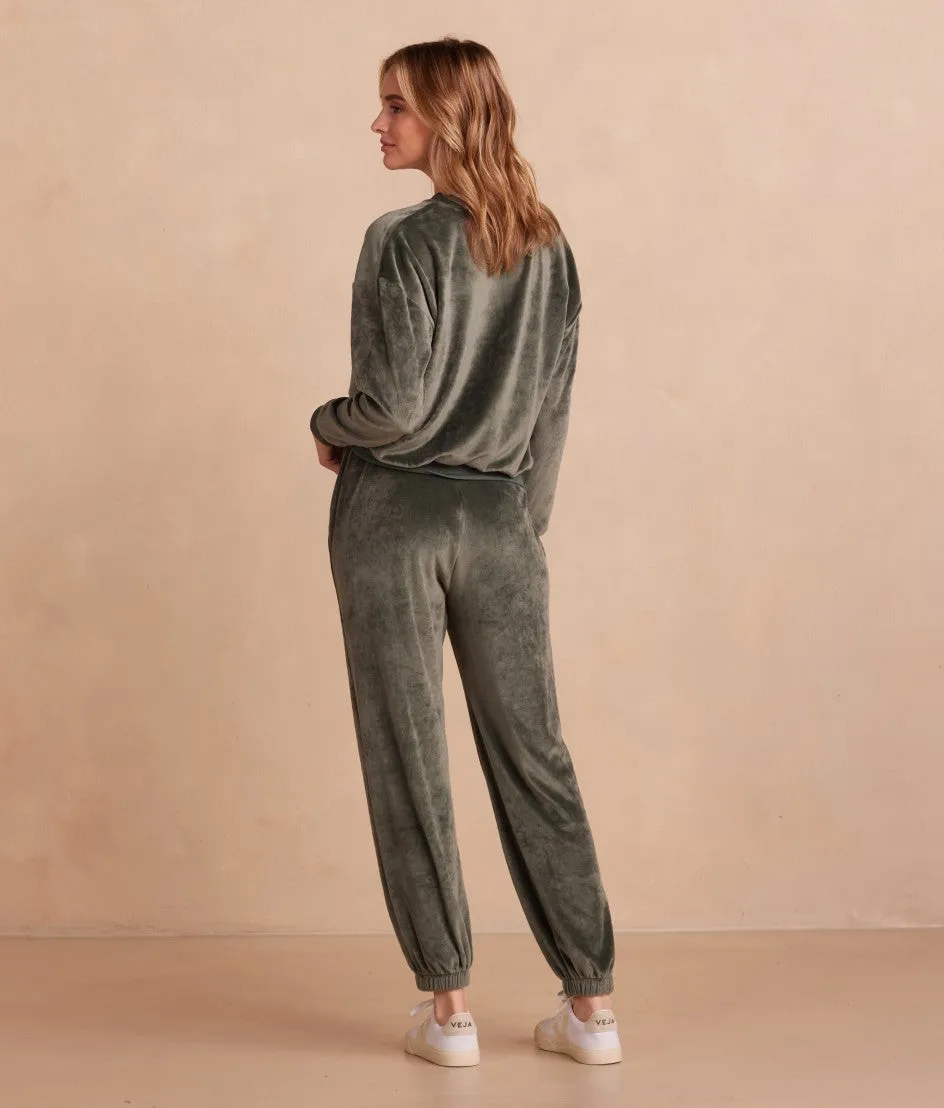 The Plush Velour Jogger - Olive sold by Summersalt product image thumbnail 3