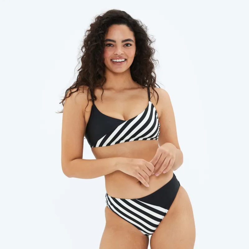 The Sea Urchin Mixed Stripe Marina Bikini Bundle sold by Summersalt