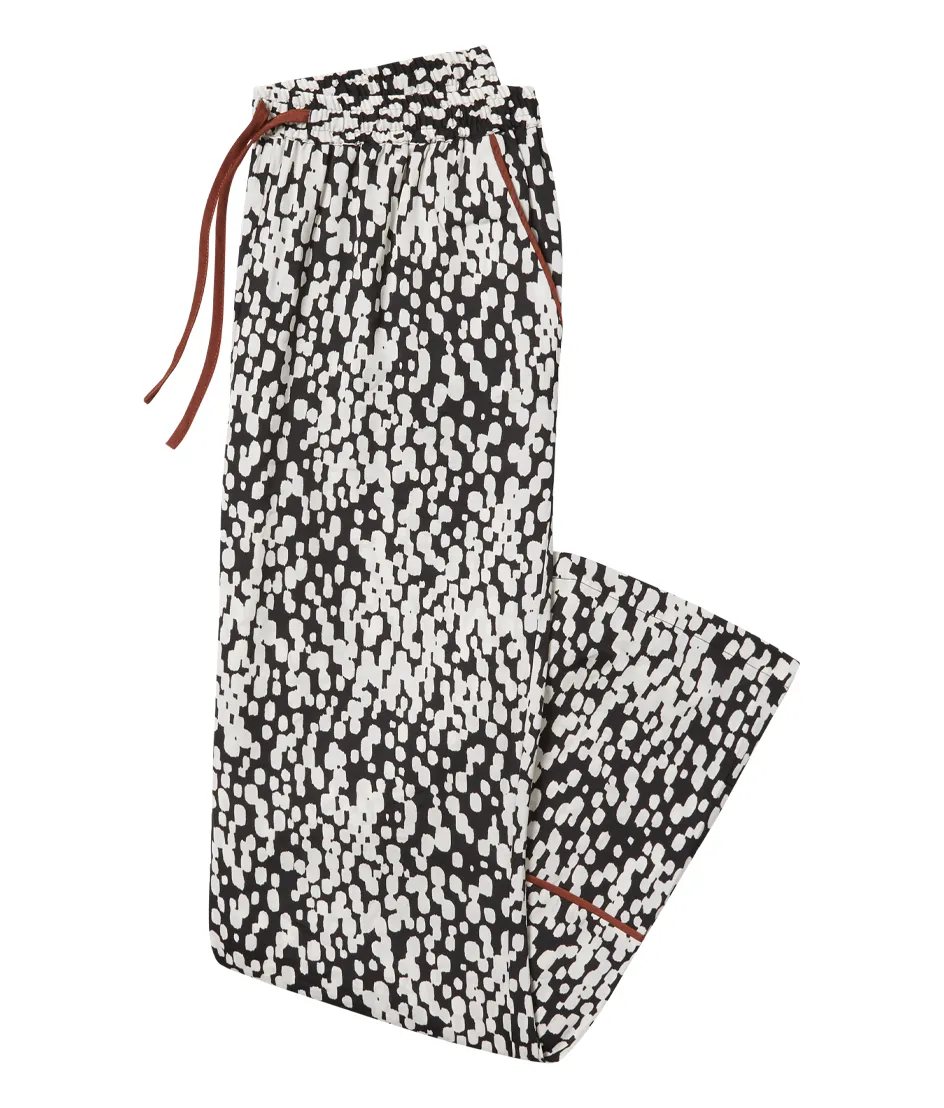 The Cloud 9 Luxe Pajama Set - Watercolor Dot in Sea Urchin & White Sand sold by Summersalt product image thumbnail 5