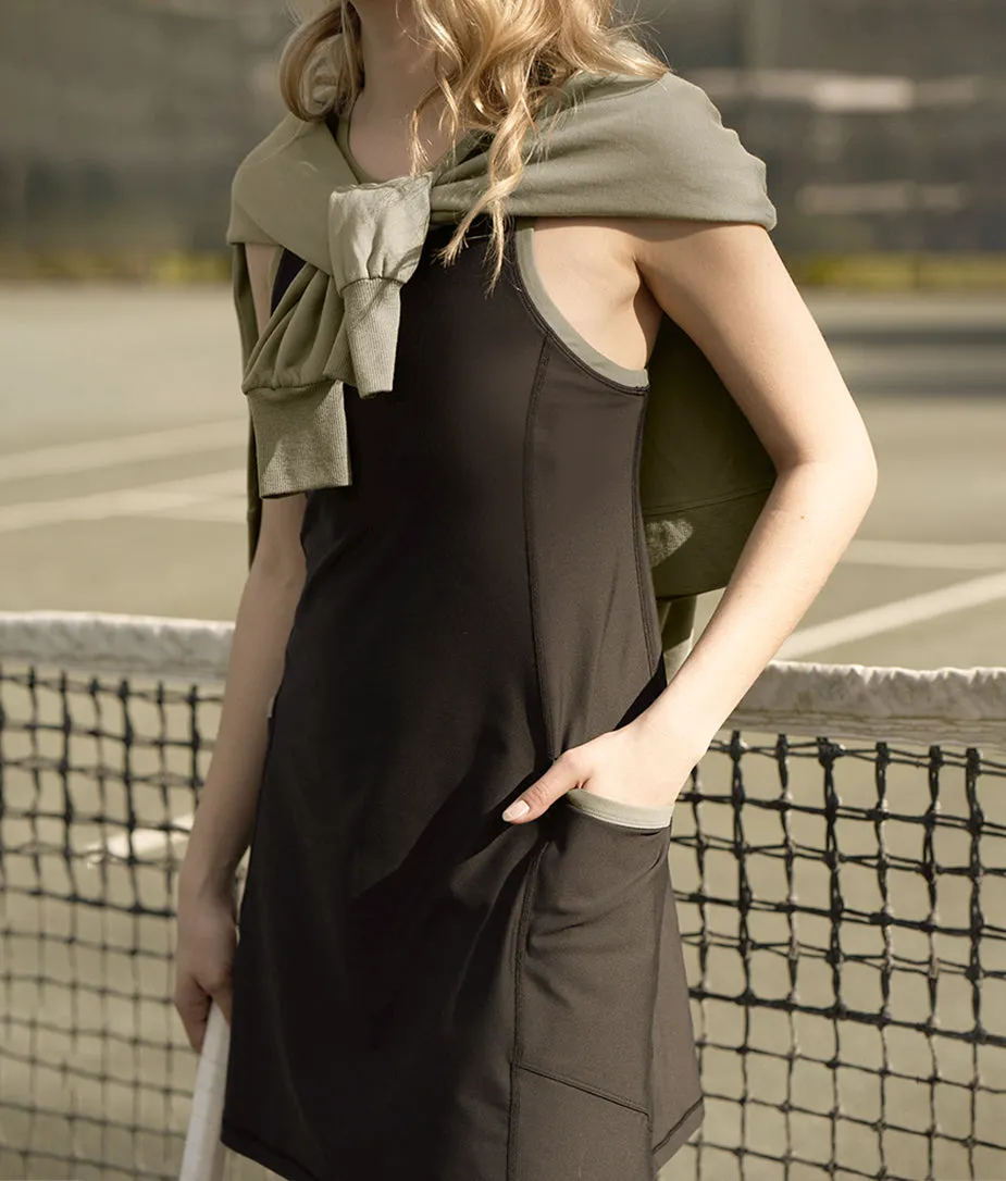 The Do-It-All Tennis Dress - Sea Urchin & Agave sold by Summersalt product image thumbnail 5