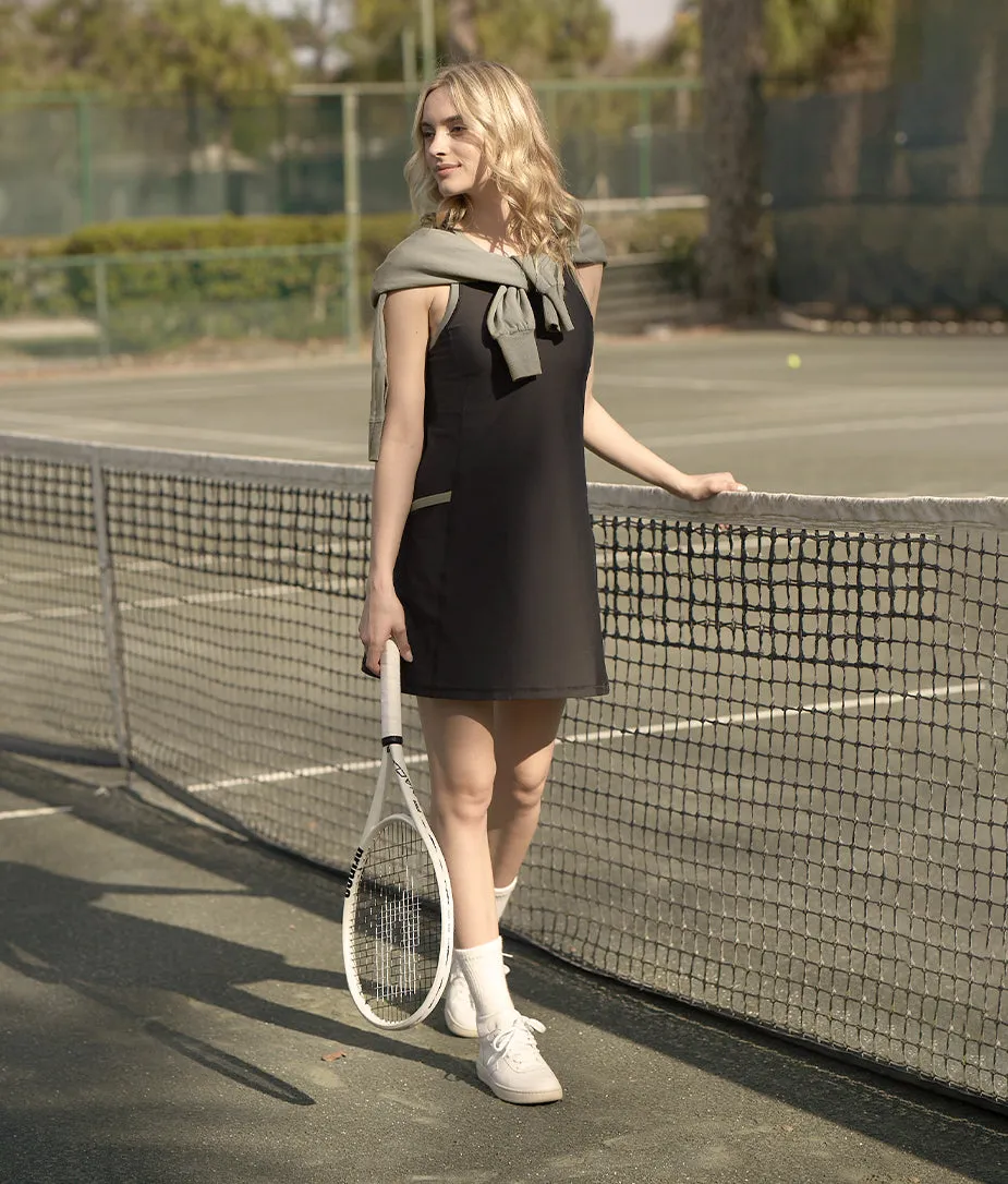 The Do-It-All Tennis Dress - Sea Urchin & Agave sold by Summersalt product image thumbnail 4