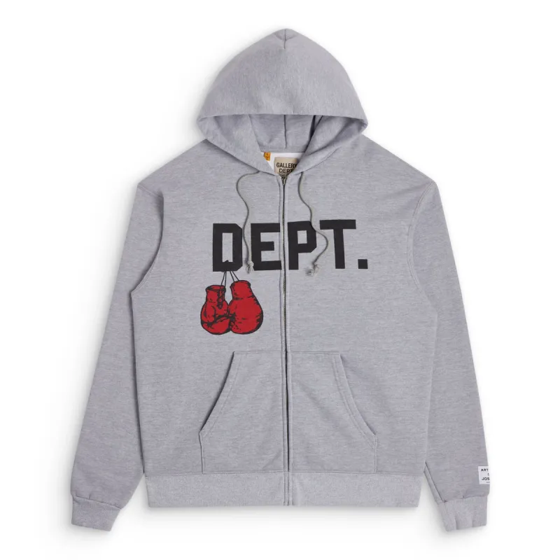 BOXING MERCH ZIP HOODIE made by Gallery Dept.