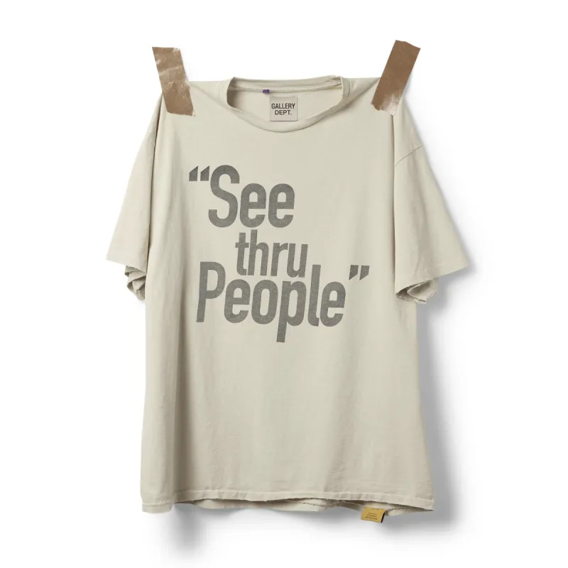 SEE THRU PEOPLE TEE sold by Gallery Dept.
