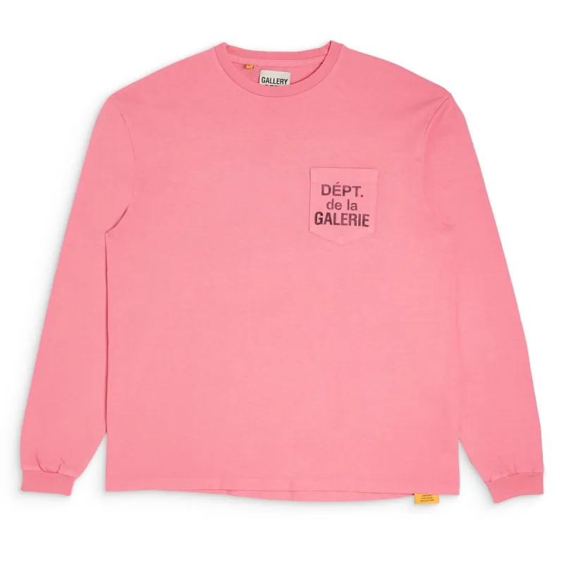 DEPT DE LA GALERIE L/S POCKET TEE sold by Gallery Dept.