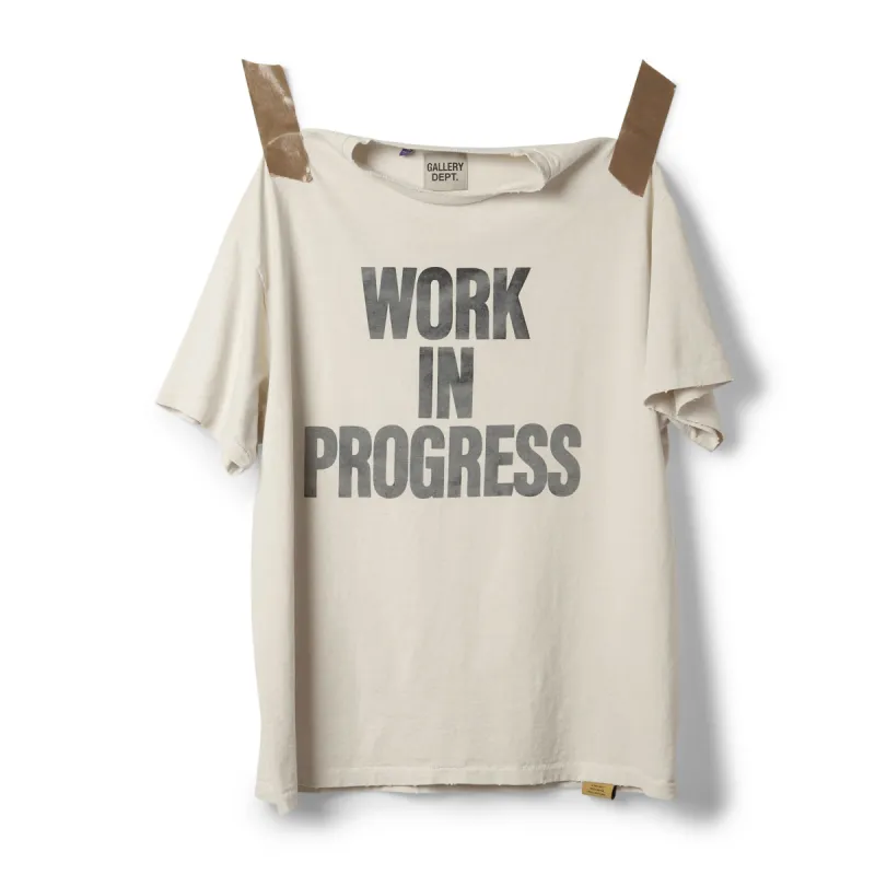 WORK IN PROGRESS TEE sold by Gallery Dept.