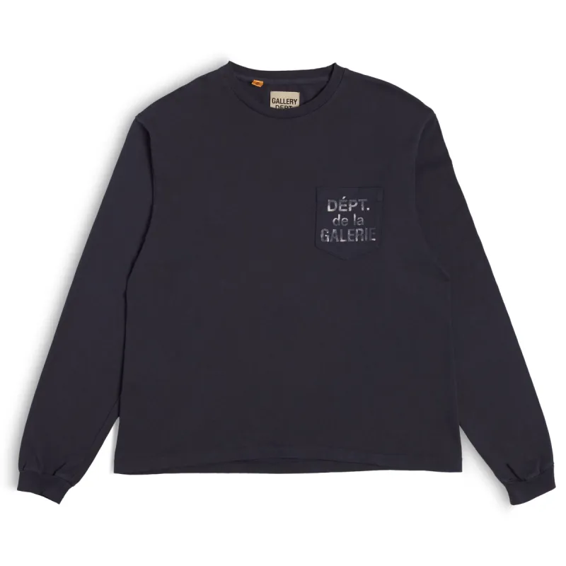FRENCH L/S POCKET TEE sold by Gallery Dept.