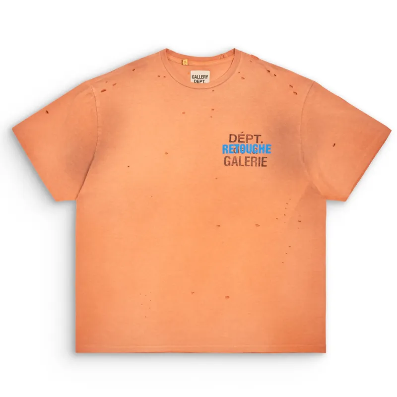 RETOUCHE DAMAGED FRENCH TEE sold by Gallery Dept.
