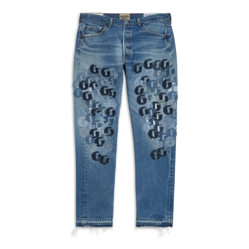 SUPER G PATCH DEPT. CUT DENIM sold by Gallery Dept.