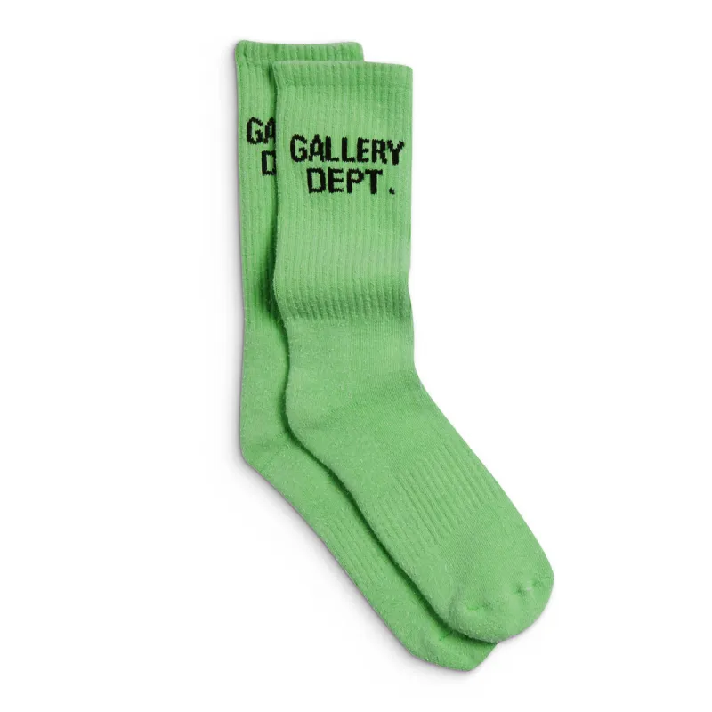 CLEAN SOCKS FLO GREEN sold by Gallery Dept.