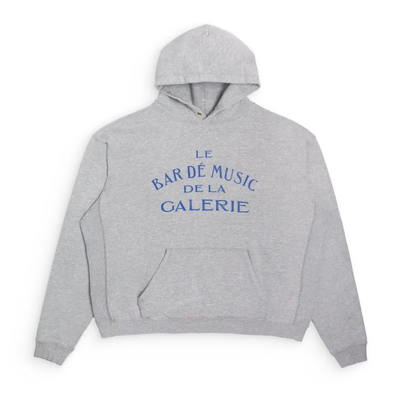 Gallery Dept. Center Logo Hoodie Heather Grey | Parallel