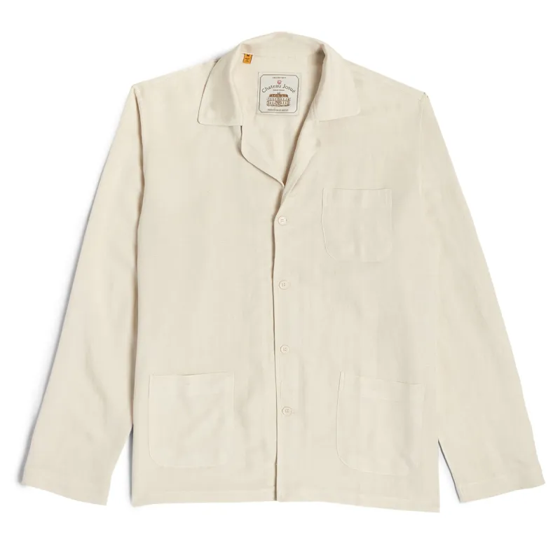 CHATEAU JOSUÉ LINEN PAJAMA TOP sold by Gallery Dept.