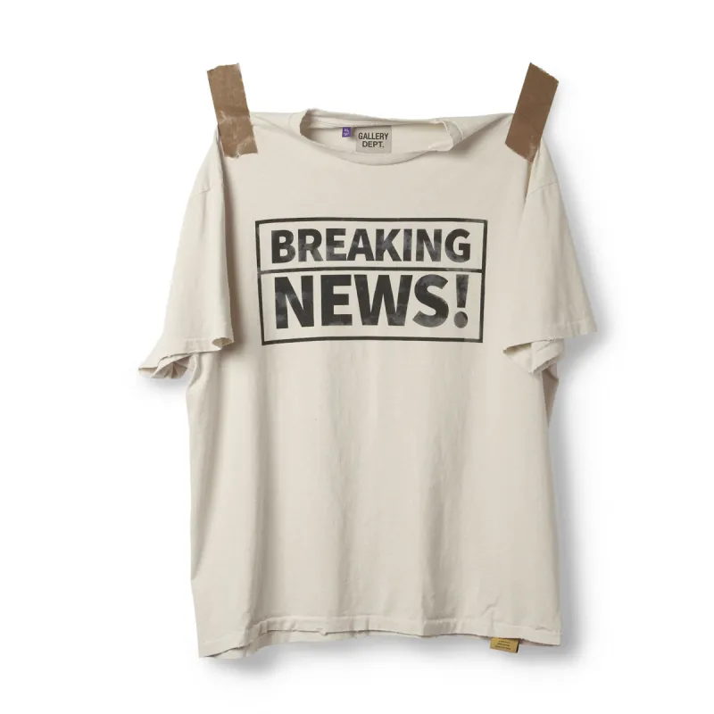 BREAKING NEWS TEE sold by Gallery Dept.