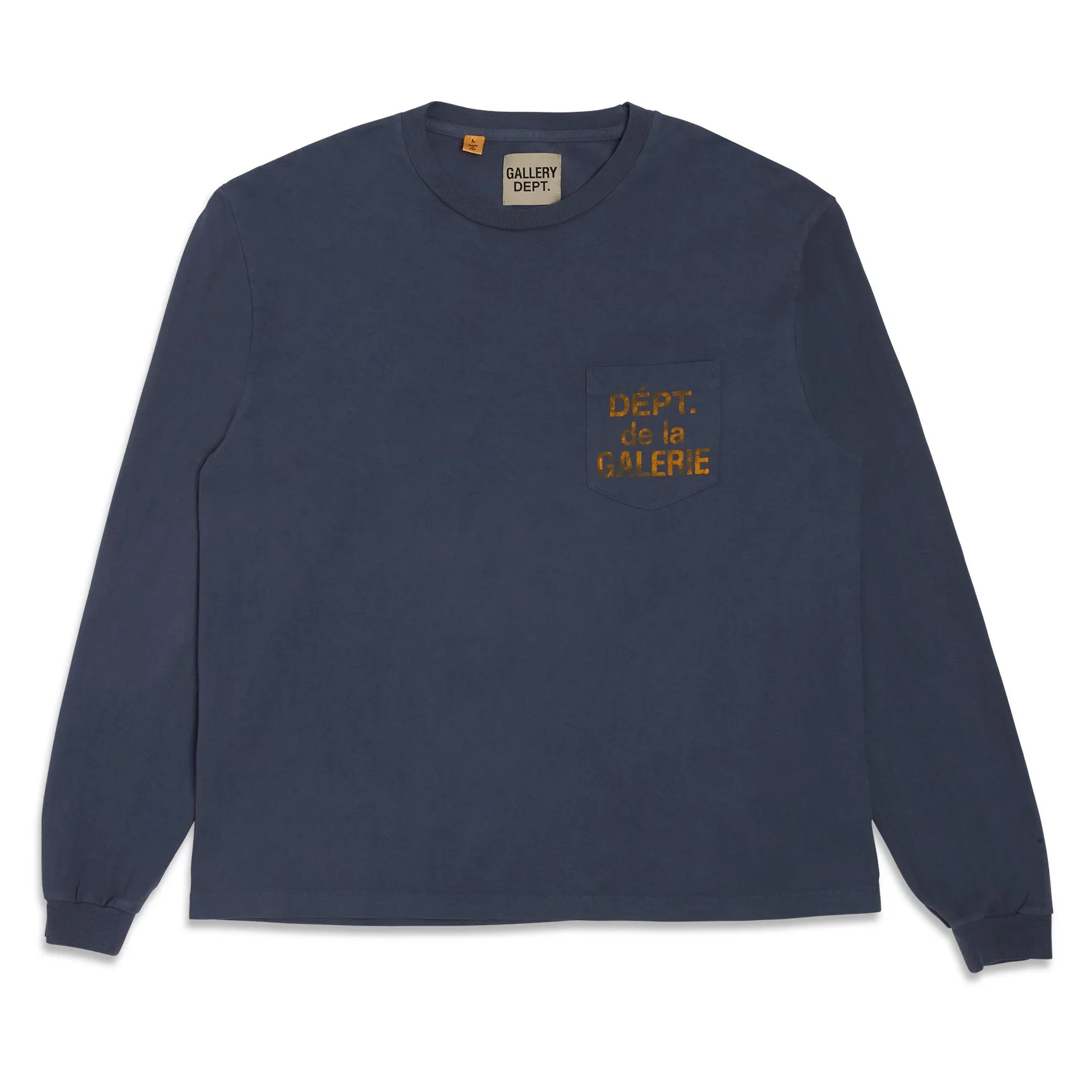 FRENCH L/S POCKET TEE sold by Gallery Dept.
