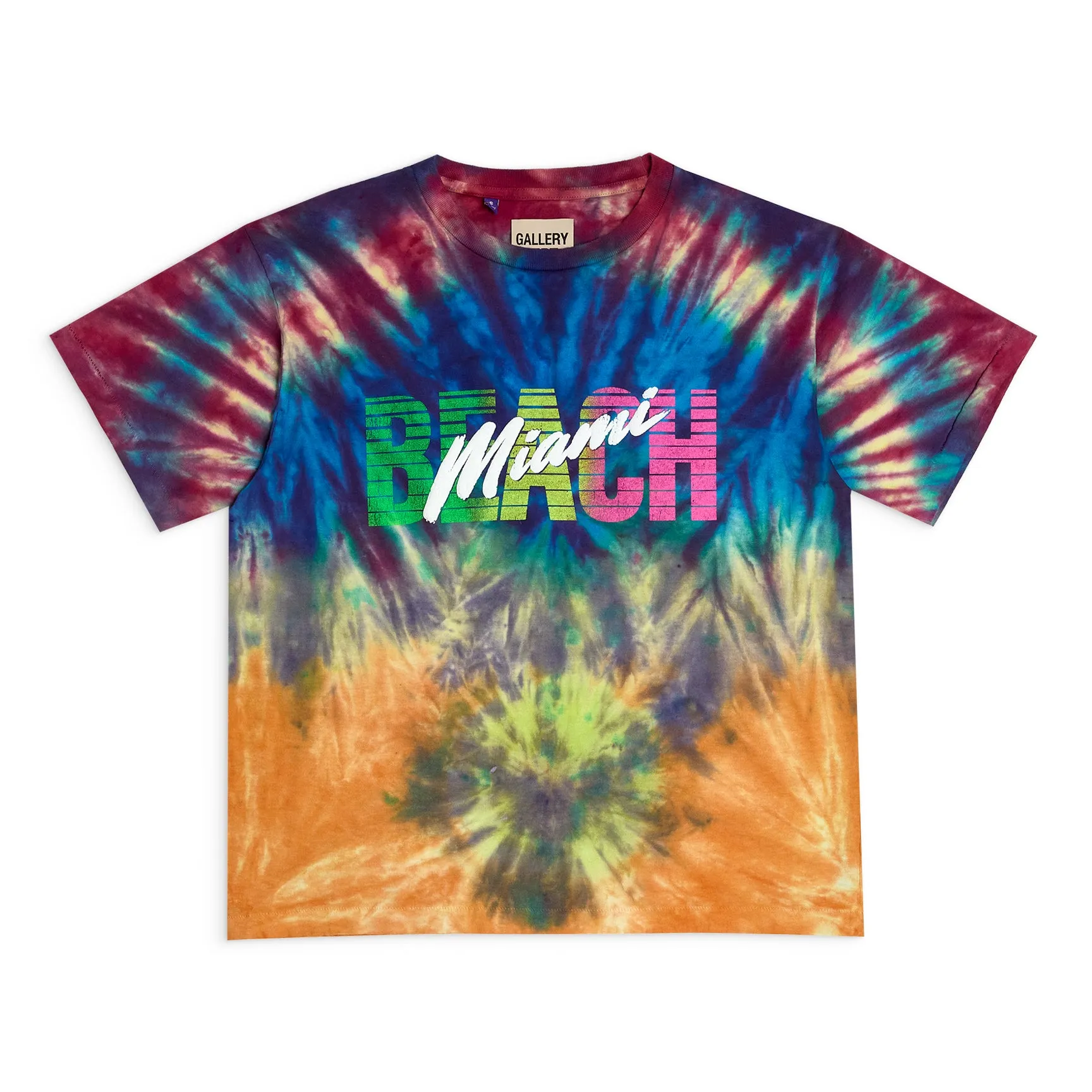 MIAMI BEACH TIE DYE WOMEN'S TEE sold by Gallery Dept.