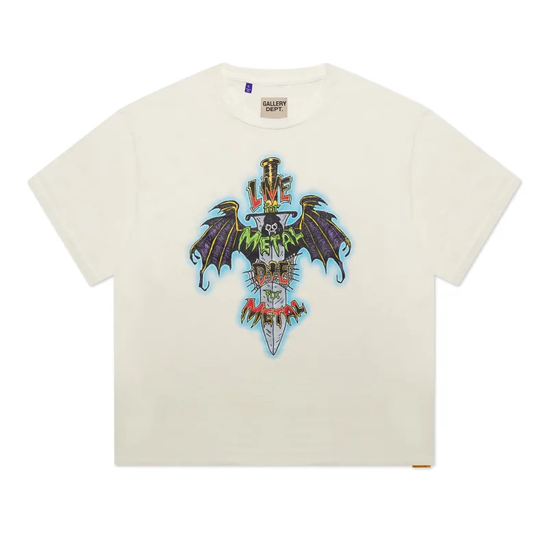 LIVE FOR METAL TEE sold by Gallery Dept.