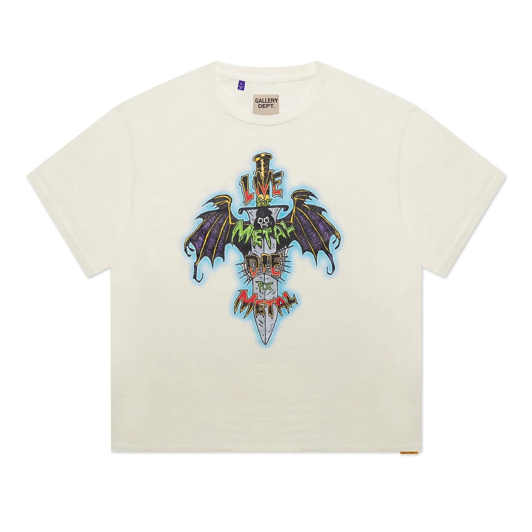 LIVE FOR METAL TEE sold by Gallery Dept.