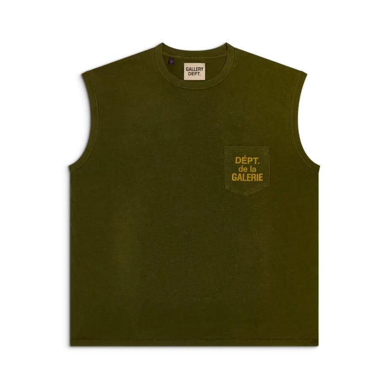 AUGI SLEEVELESS TEE sold by Gallery Dept.