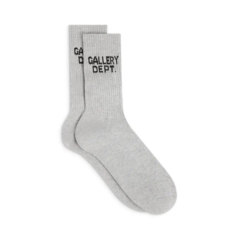 CLEAN HEATHER GREY SOCKS sold by Gallery Dept.