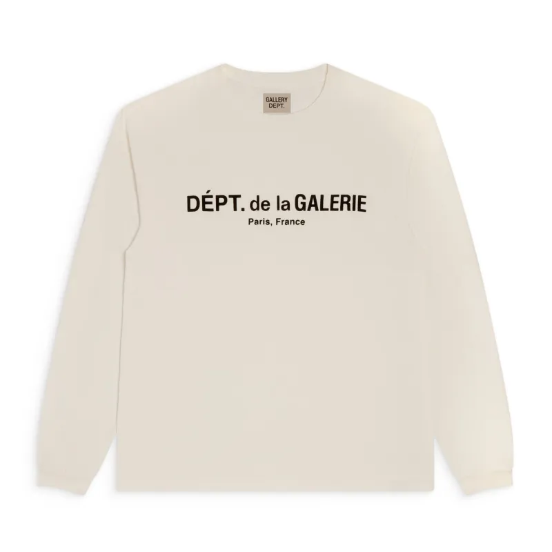 FRENCH LOGO LUX L/S TEE sold by Gallery Dept.