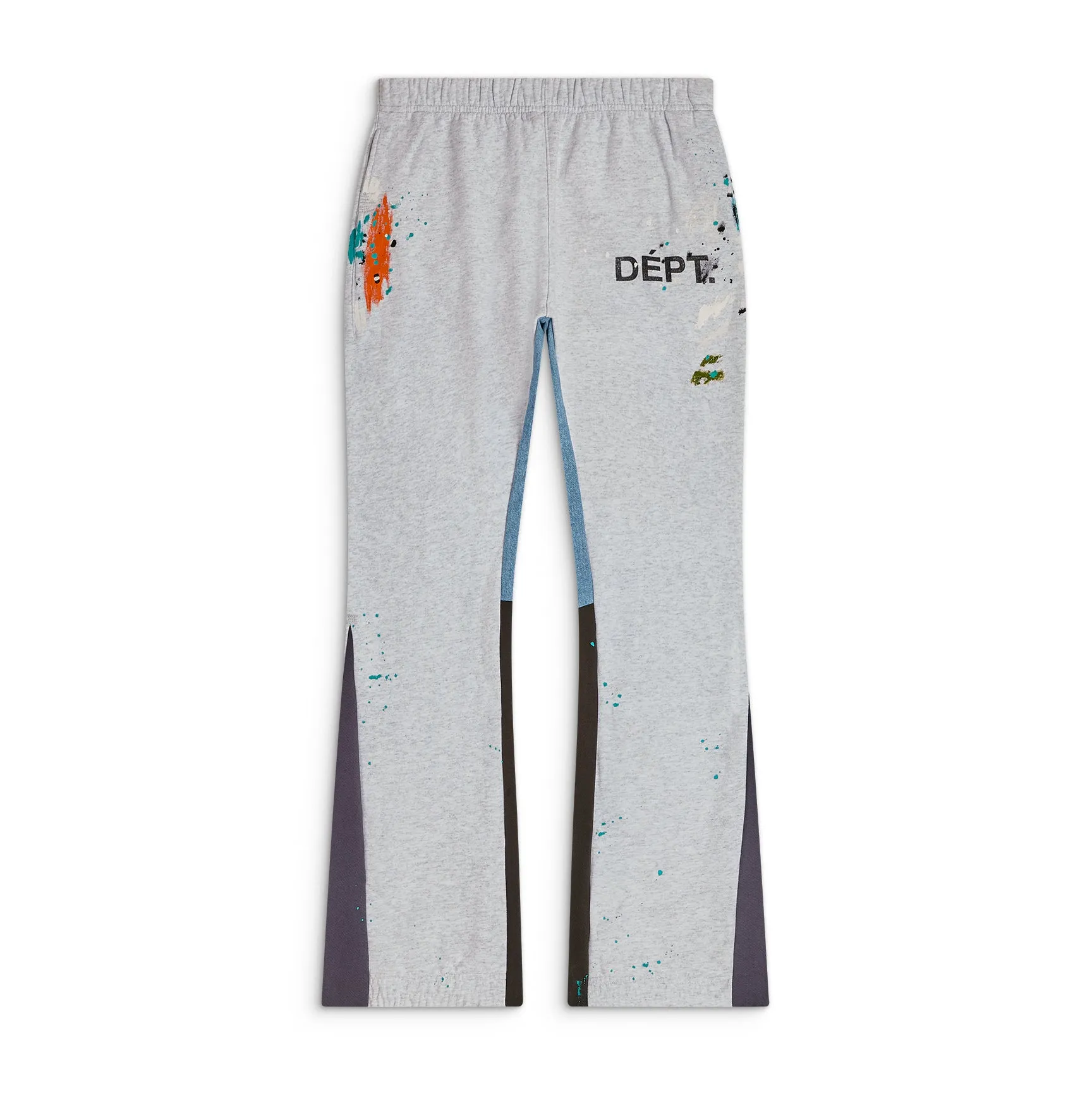DÉPT LOGO PAINTED SWEATPANT FLARE sold by Gallery Dept.