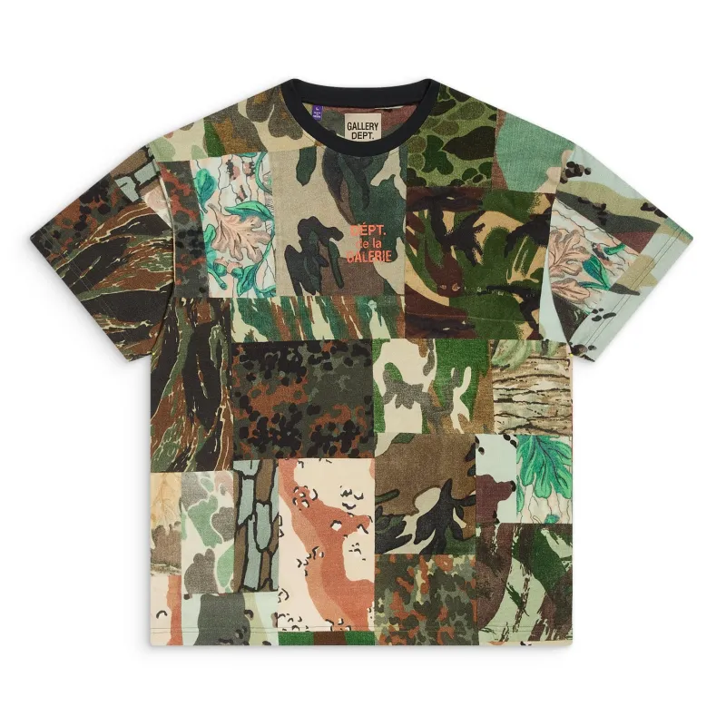 MIXED CAMO TEE sold by Gallery Dept.