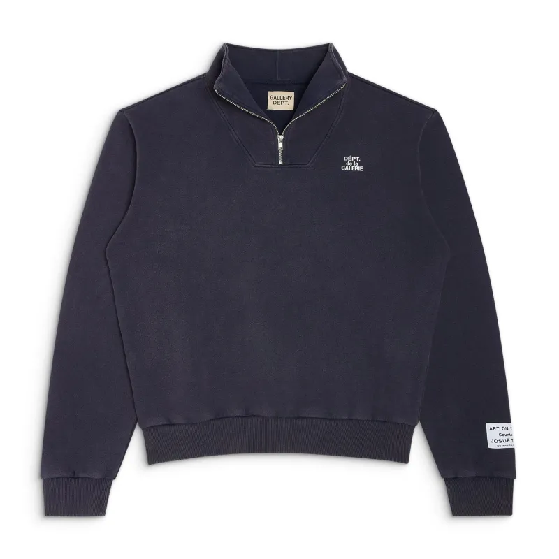 1/4 ZIP PULLOVER made by Gallery Dept.
