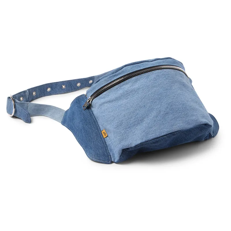 DENIM TRAVEL SACK sold by Gallery Dept.