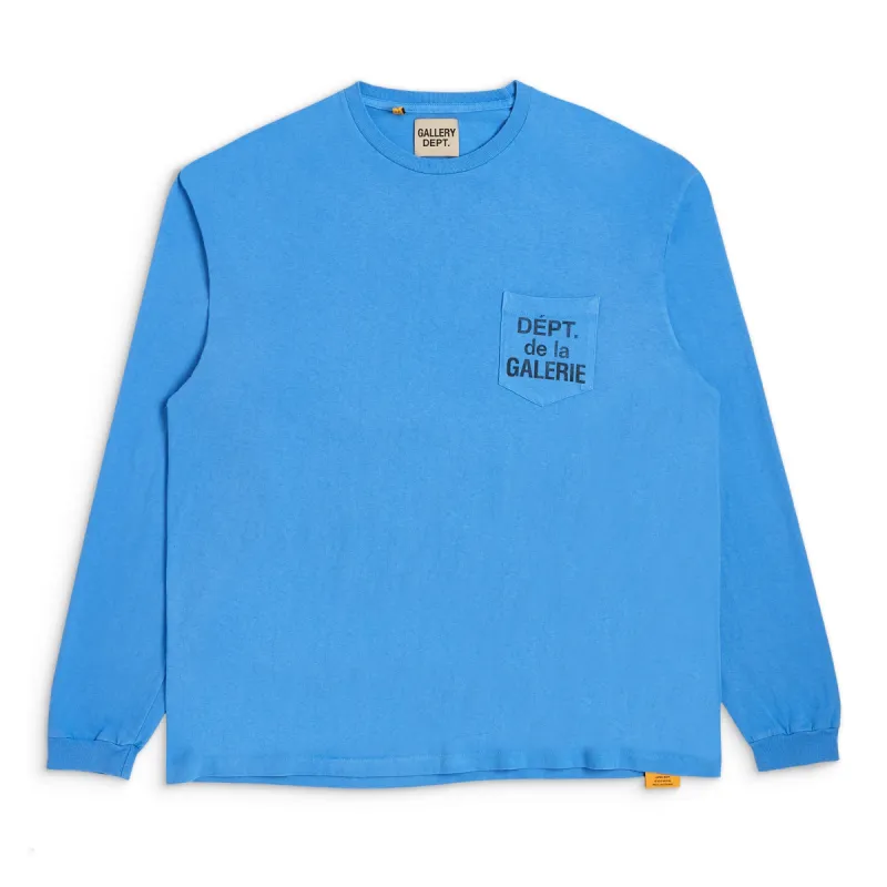 DEPT DE LA GALERIE L/S POCKET TEE sold by Gallery Dept.