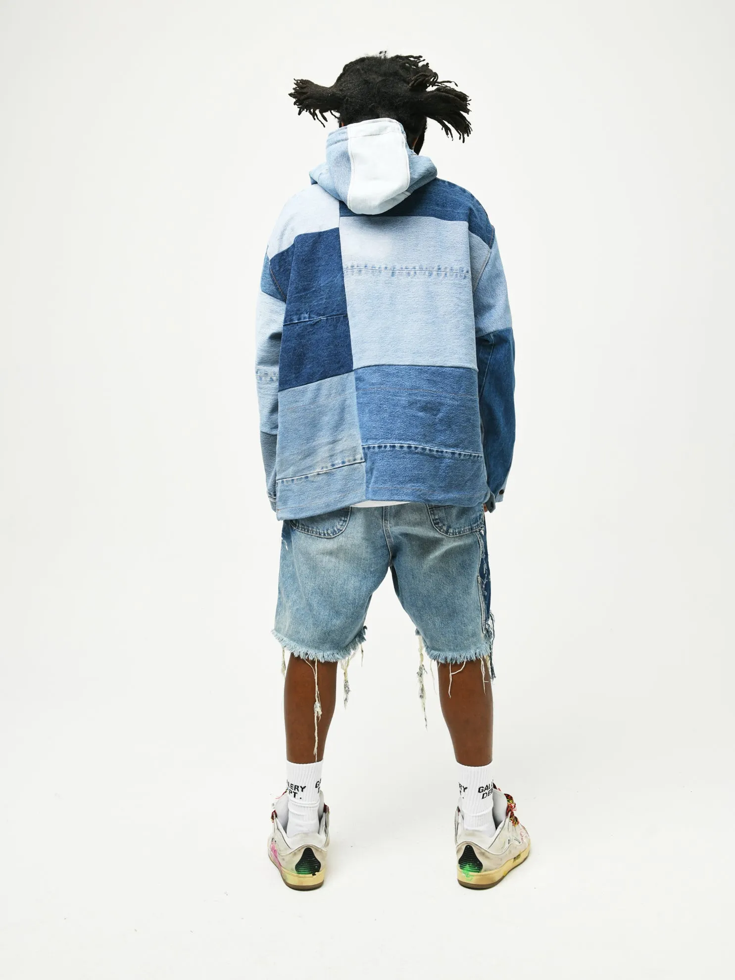 DENIM ANORAK JACKET sold by Gallery Dept. product image thumbnail 4